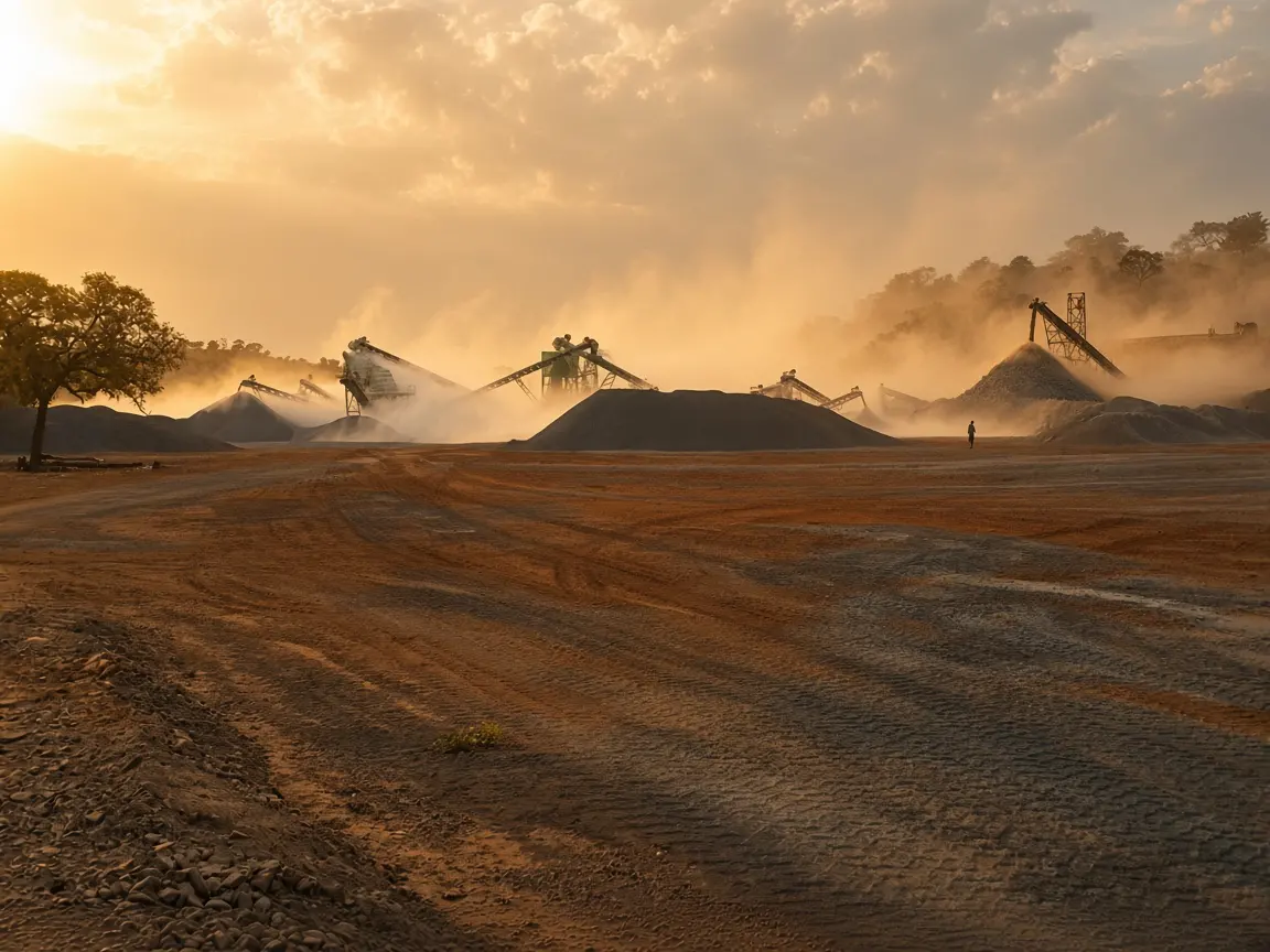 Mali operations at the Bamako crusher line